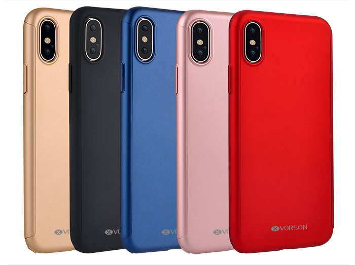 کاور گوشی ورسون آیفون مدل 360 درجه Vorson Ultra-thin 360 Full Protection Case iPhone X