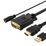 مبدل اچ دی ام آی به وی جی ای و صدا و میکرو یو اس بی اوریکو  ORICO VGA/HDMI Adapter Cable XD-HTVA 5m