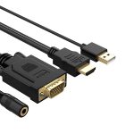 مبدل اچ دی ام آی به وی جی ای و صدا و میکرو یو اس بی اوریکو  ORICO VGA/HDMI Adapter Cable XD-HTVA 5m