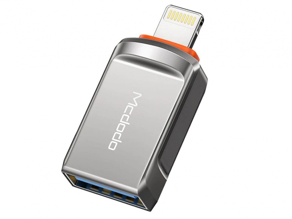 مبدل اوتی‌جی آیفون یواس‌بی به لایتنینگ مک‌دودو MCDODO OTG USB-A 3.0 To Lightning Mini OTG Adapter OT-8600