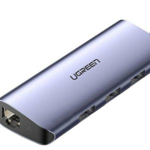 هاب 4 پورت USB 3.0 به 3 پورت USB 3.0 با یک پورت LAN یوگرین Ugreen CM252 60719