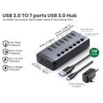 هاب 7 پورت USB 3.0 یوگرین Ugreen CM481 30778 7 Ports USB 3.0