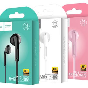 هندزفری سیمی با جک 3.5 میلیمتری هوکو Hoco Wired earphones 3.5mm M39 Rhyme sound with mic