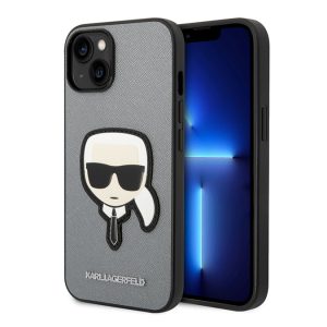 قاب چرمی آیفون 14 پلاس طرح کارل CG Mobile iphone 14 Plus Karl Lagerfeld Leather Case