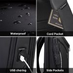 کوله پشتی یو اس بی دار ضد آب لپ تاپ 15.6 اینچ بنج Bange BG-2517 Men Business Backpack