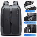 کوله پشتی ضد آب یو اس بی دار بنج Bange BG-7238 Waterproof  Backpack with USB Port