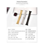 بند اپل واچ سری 1/2/3/4 استیل کوتتسی Cottetci W25 Stainless Steel Apple Watch Band 42/44 mm WH5238-BK