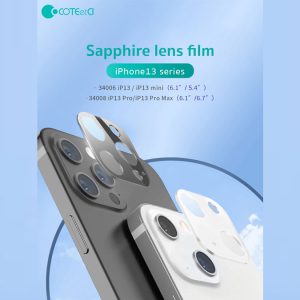 محافظ لنز دوربین آیفون 13 و آیفون 13 مینی کوتتسی Coteetci sapphire lens film iphone 13/13mini 34006-BK