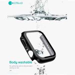 قاب محافظ اپل واچ سری 7 و 8 سایز 48 میلیمتری کوتتسی Coteetci glass hard shell iWatch 7/8 25003-45