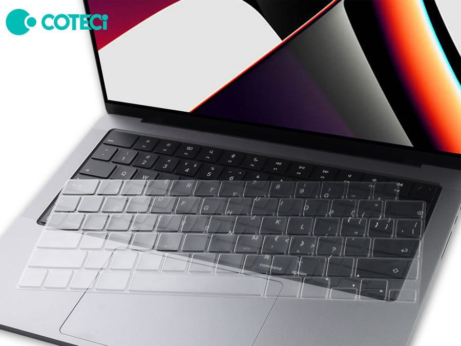 کاور صفحه کلید مک بوک ایر 13 اینچ 2020 کوتتسی Coteetci Keyboard skin Macbook Macbook Air 13‘’ MB1070