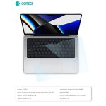 محافظ صفحه نمایش ضد اشعه آبی مک بوک پرو 16 اینچ کوتتسی Coteetci screen soft film Macbook 12006 Macbook Pro"16