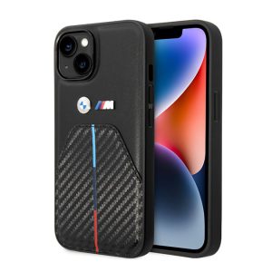 قاب فیبر کربن و چرم آیفون 14 پلاس طرح بی ام و ام3 CG Mobile iphone 14 Plus BMW M3 Carbon Fiber & Leather Case