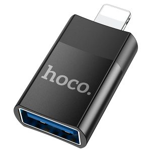 مبدل او تی جی اپل لایتنینگ به یو اس بی هوکو Hoco UA17 Adapter Lightning to USB