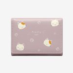 کیف پول دخترانه کوچک Taomicmic Y8303 Cat Print Short Wallet