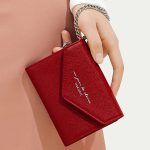 کیف پول دکمه ای زنانه بنددارTAOMICMIC Y8929 Women's Short Wallet PU Leather