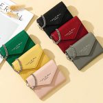 کیف پول دکمه ای زنانه بنددارTAOMICMIC Y8929 Women's Short Wallet PU Leather