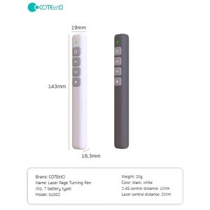 پوینتر و پرزنتر کوتتسی COTEetCI laser page turning pen No.7 battery type 81002