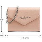 کیف پول دکمه ای زنانه بنددارTAOMICMIC Y8929 Women's Short Wallet PU Leather