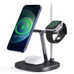 شارژر وایرلس رومیزی چهارکاره 15 وات ویوو WiWU 4 in 1 wireless charger M8