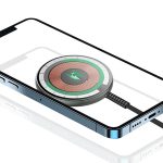 شارژر بی سیم مگنتی 15 وات ویوو Wiwu Transparent Magnetic Wireless Charger M14