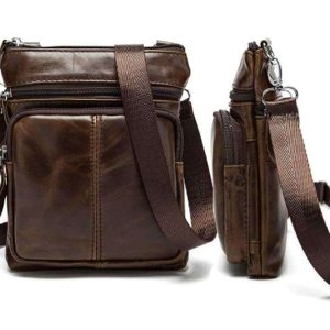 کیف دوشی  چرم اصل مردانه کوتتسی Coteetci Luxury Series Mini Shoulder Bag 14036
