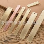 خط کش اندازه گیری برنجی 15 سانتی متری کریتیو 15cm brass ruler creative