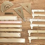 خط کش اندازه گیری برنجی 15 سانتی متری کریتیو 15cm brass ruler creative