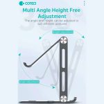 هولدر گوشی موبایل و تبلت دو طرفه تاشو کوتتسی Coteetci SD-53 Aluminum Alloy 2 in 1 Folding Bracket 51012