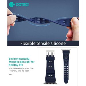 بند اپل واچ 42/44/45 میلی متری سیلیکونی کوتتسی Coteetci W89 soft series silicone bandv 21031