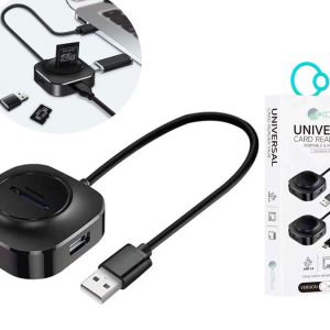 هاب یو اس بی پنج پورت کوتتسی Coteetci SD+TF USB2.0*3 HUB 83009