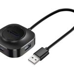 هاب یو اس بی پنج پورت کوتتسی Coteetci SD+TF USB2.0*3 HUB 83009