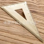 گونیا برنجی 5 سانتی متری و 10 سانتی متری دانشجویی drawing copper ruler brass ruler student stationery