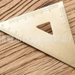 گونیا برنجی 5 سانتی متری و 10 سانتی متری دانشجویی drawing copper ruler brass ruler student stationery