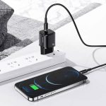 شارژر دیواری تایپ سی 20 وات یوسامز USAMZ 20W Single Port Mini PD Fast Charger (EU) US-CC124 T36