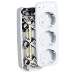 چند راهی برق هوشمند 2 سوکت و 2 یواس بی 2.4 آمپر ایکس او XO WL08 EU Smart Wall Plug Conversion Socket