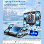 پایه خنک کننده لپ تاپ دارای هولدر موبایل کوتتسی Coteetci SD-47 Laptop Tablet Radiator Air Cooling Fan 52007