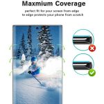 گلس منحنی تمام صفحه سامسونگ گلکسی اس 23 اولترا Samsung Galaxy S23 Ultra Full Cover Glass Screen Protector