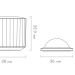 حسگر حرکت و نور محیطی شیائومی Xiaomi CGPR1 Qingping Motion&Ambient Light Sensor