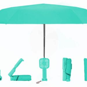 چتر بارانی و آفتابی دارای مینی پنکه شارژی Mini Fan Umbrella Product ST-200