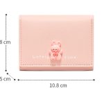 کیف پول زنانه کوچک طرح عروسکی تائومیک میک TAOMICMIC Y8249 cartoon short tri fold wallet student