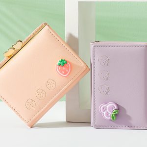 کیف پول زنانه کوچک طرح میوه های برجسته تائومیک میک TAOMICMIC Y8072 wallet Female Purse Cute Foldable Multi-Card