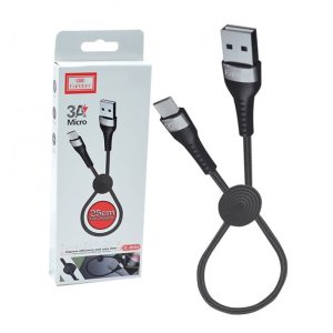 کابل شارژ یو اس بی به میکرو یو اس بی پاوربانکی 25 سانتی متری ارلدام Earldom EC-094M USB Data Cable 25cm