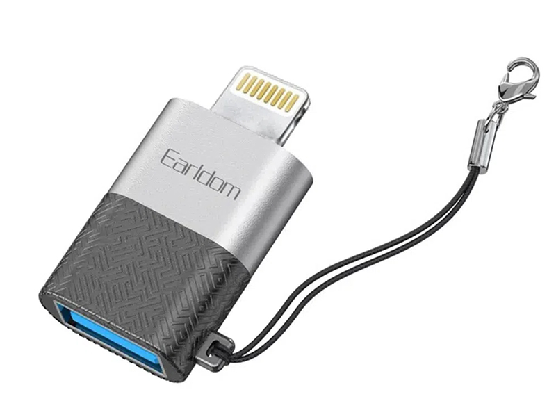 مبدل اوتی‌جی آیفون یواس‌بی به لایتنینگ ارلدامEarldom Adapter Lighting ET-OT74 IOS adapter