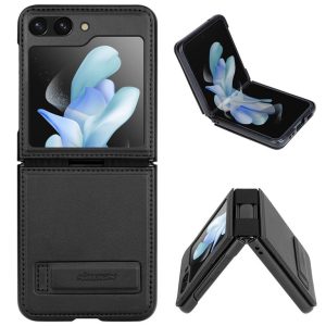 قاب محافظ گوشی سامسونگ زد فلیپ 5 نیلکین Nillkin Qin Vegan leather case Samsung Galaxy Z Flip5