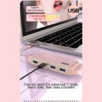 هاب تایپ سی 8 پورت  کوتسی Coteci 8in1 USB-C Hub 16005