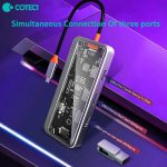 هاب 10 پورت تایپ سی کوتسی Coteci 10 in1 Multifunctional Docking Station 16013