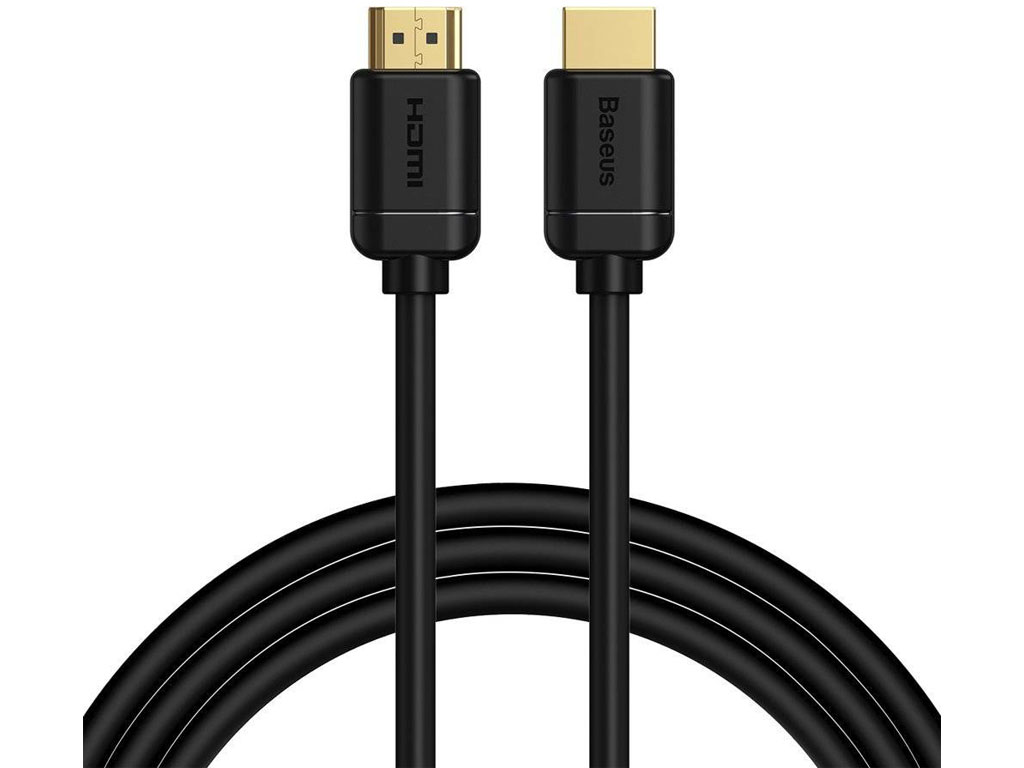 کابل اچ‌دی‌ام‌آی به اچ‌دی‌ام‌آی دو متری بیسوس Baseus HDMI 2.0 cable 4K 60 Hz 3D HDR 18 Gbps CAKGQ-B01