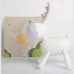 چراغ رومیزی سیلکونی فانتزی شارژی طرح گوزن L17 Cartoon deer small night light USB charging