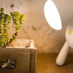 چراغ رومیزی سیلکونی فانتزی شارژی طرح گوزن L17 Cartoon deer small night light USB charging