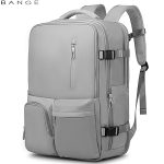 کوله پشتی لپ تاپ 17 اینچ ضدآب مسافرتی یو اس بی دار بنج Bange BG-1800 Ransel Tas Travel Backpack Laptop Kerja Pria USB"